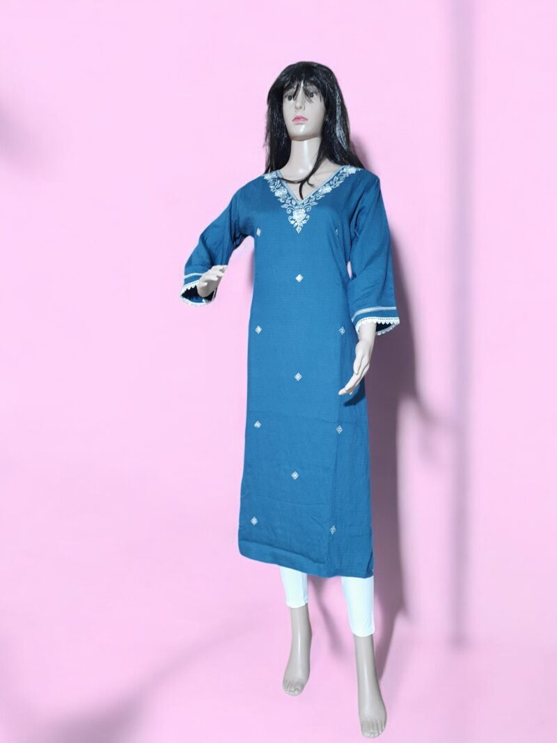 Rahiwell Premium kurti Texture imported - Image 2