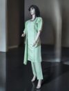 Premium Roman Silk Kurta, Pant, Dupatta  3 Piece set - Image 3