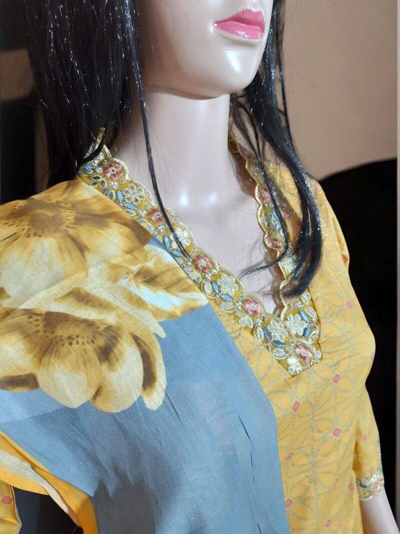 Rahiwell Branded Pure Cotton Kurta set 3 peice - Image 6