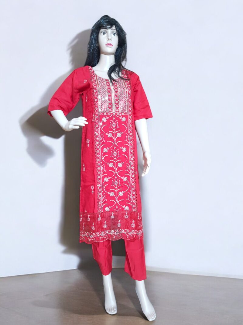 Premium Silk Kurta 3 piece set - Image 4