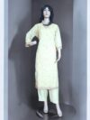 3 piece set kurta, bottom sarten organza dupatta - Image 7