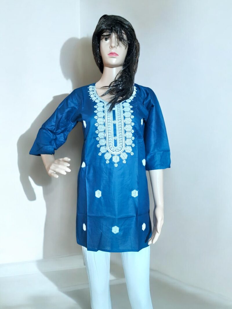 Rahiwell Premium Short Embroidery Kurta - Image 2