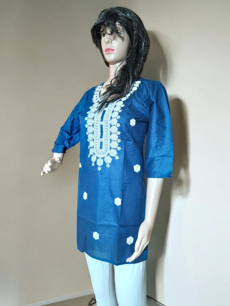 Rahiwell Premium Short Embroidery Kurta - Image 3