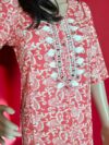 Rahi Reyon cotton printed mirror work - Image 4