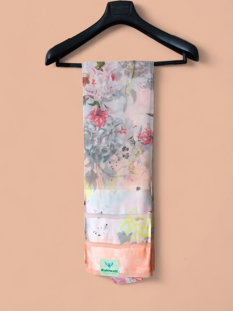 Star Plus Rahi-Soft satan silk patti saare