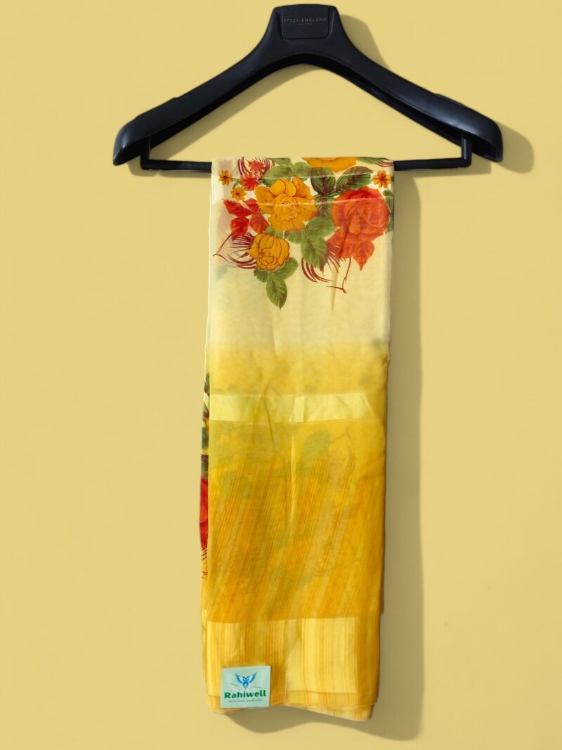 Star Plus Rahi-Soft satan silk patti saare