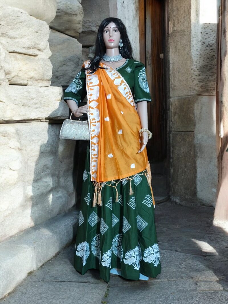 Perfect Green Embroidary lehenga choli-Rahiwell Brand - Image 3