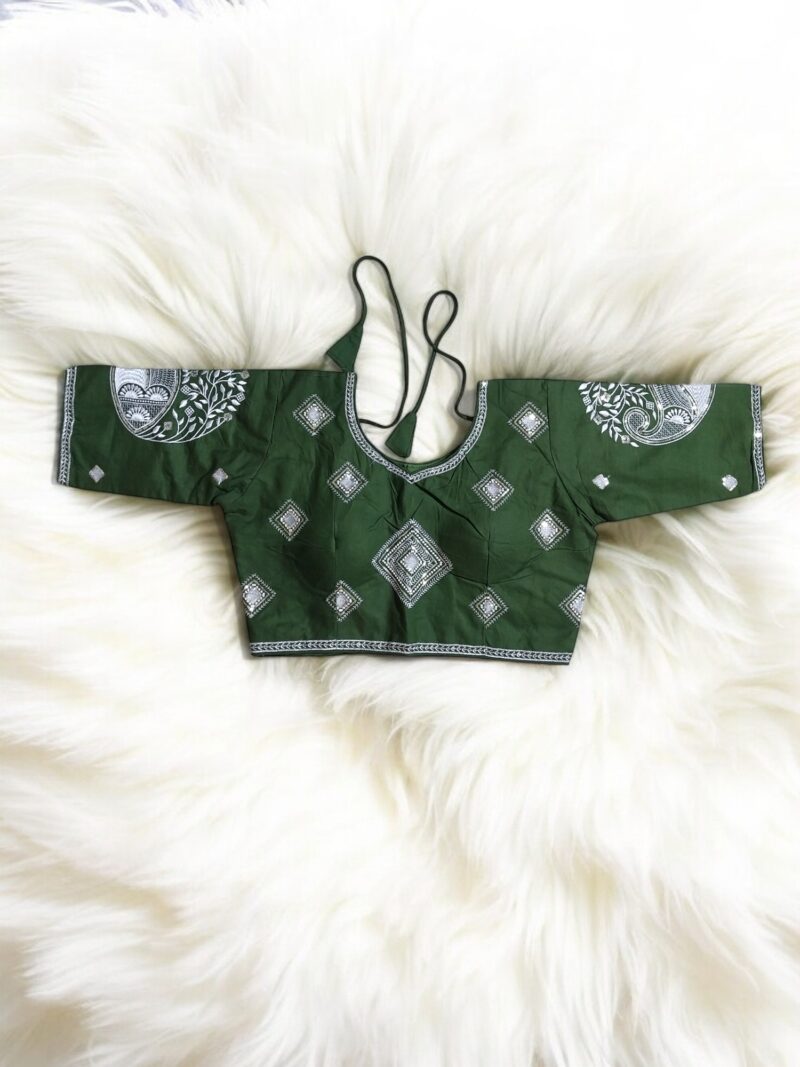 Perfect Green Embroidary lehenga choli-Rahiwell Brand - Image 7